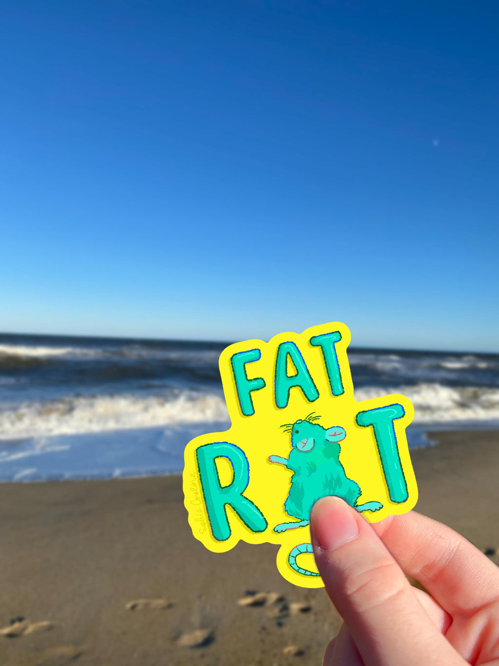Fat Rat Sticker