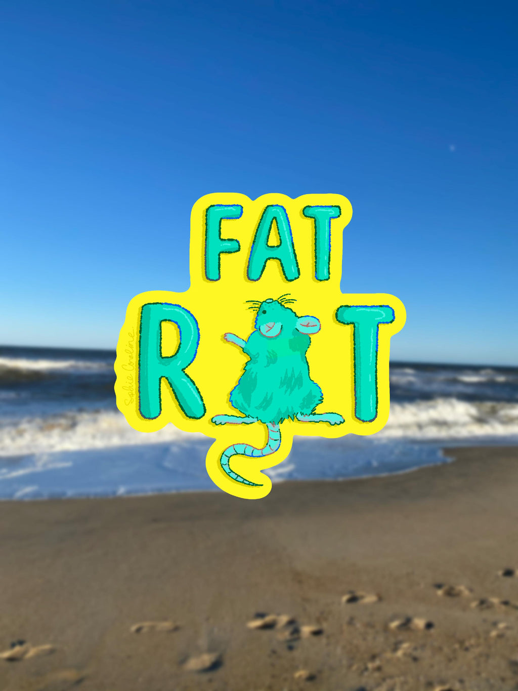 Fat Rat Sticker