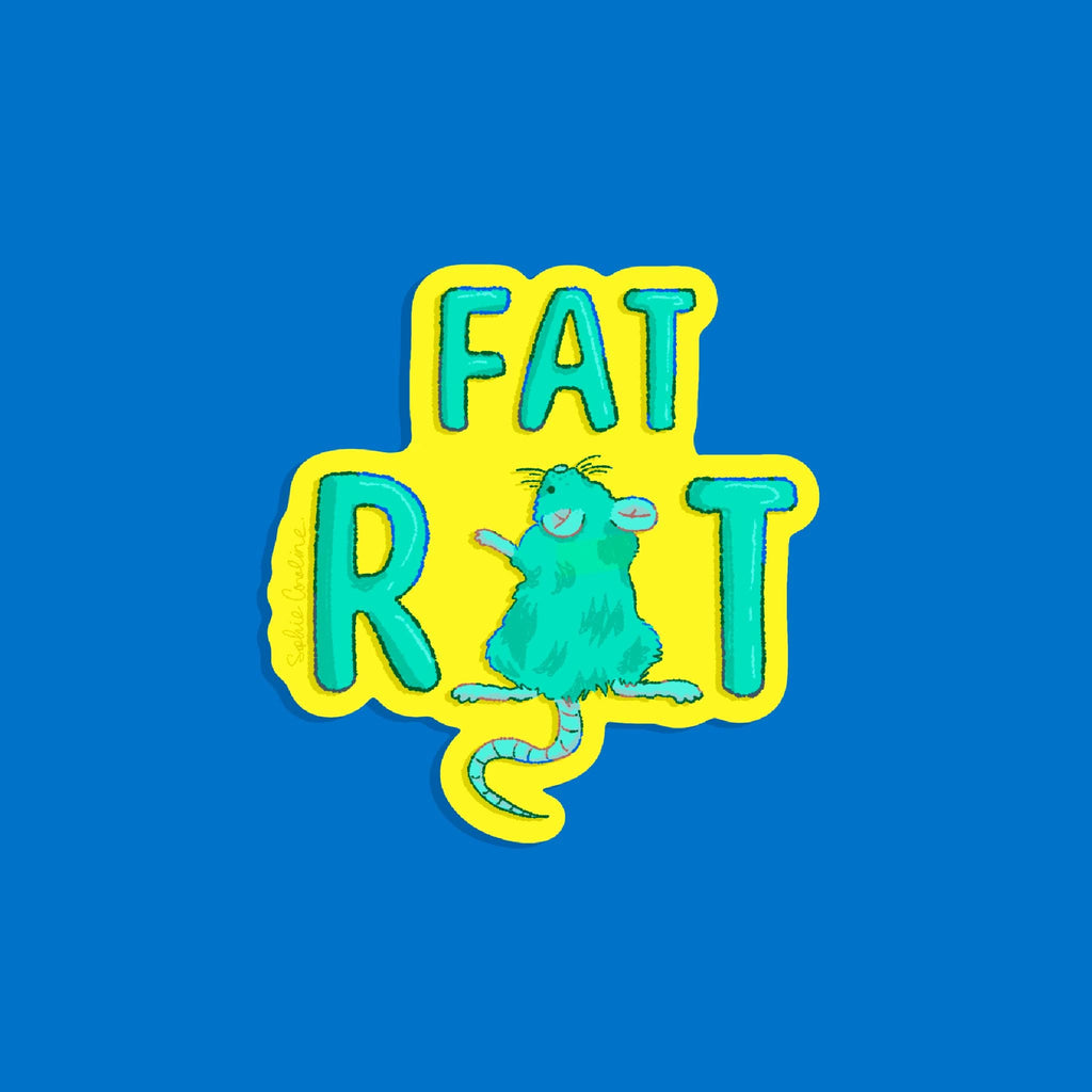 Fat Rat Sticker