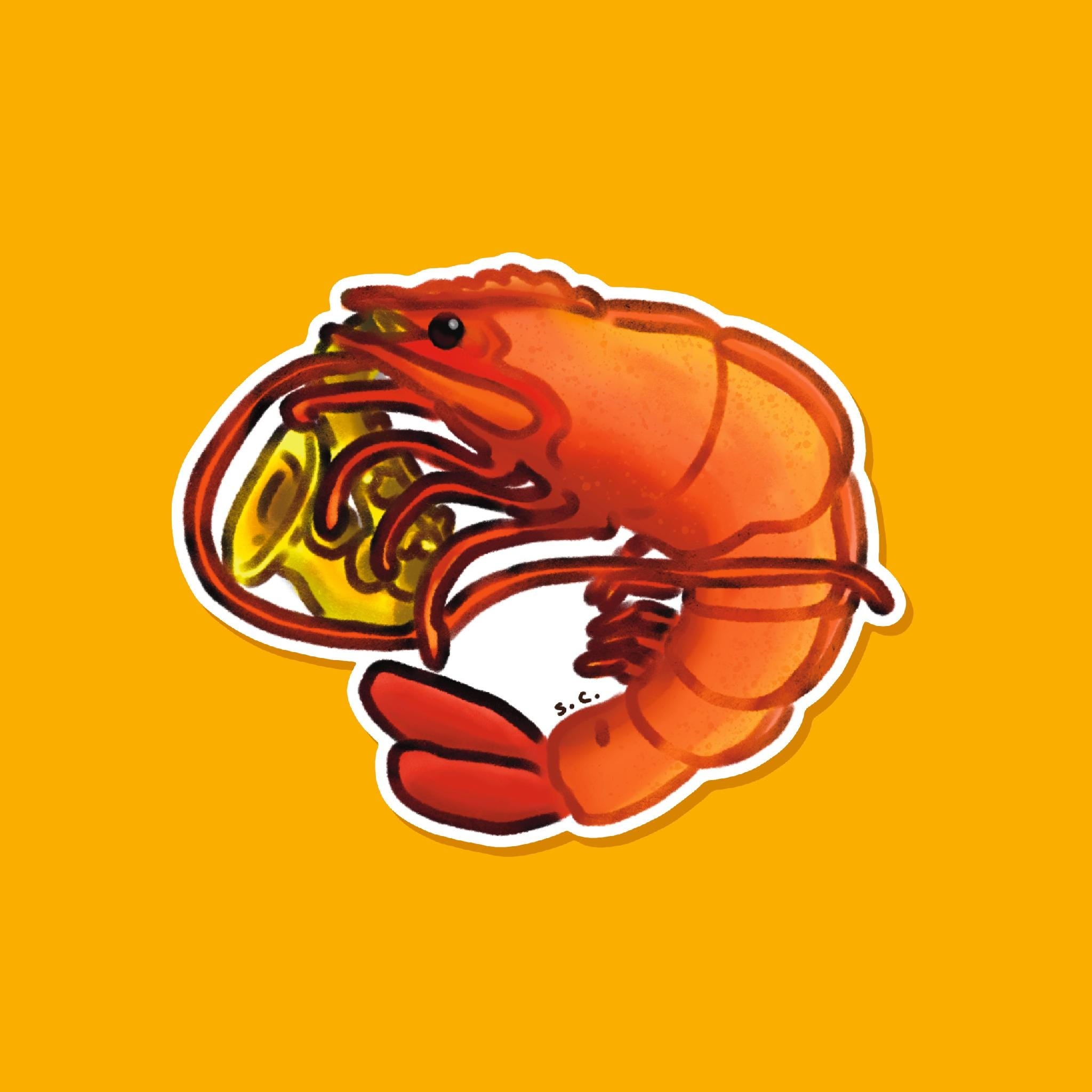 Shrimp Sticker
