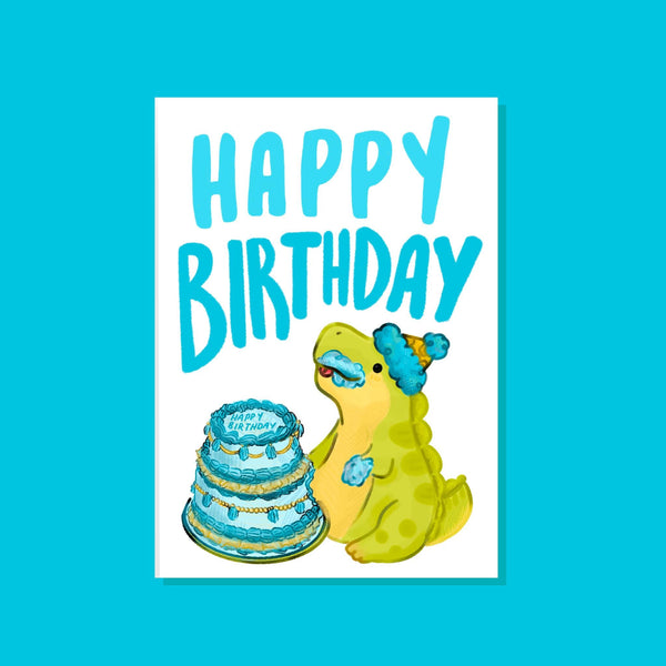 Dinosaur Birthday Card