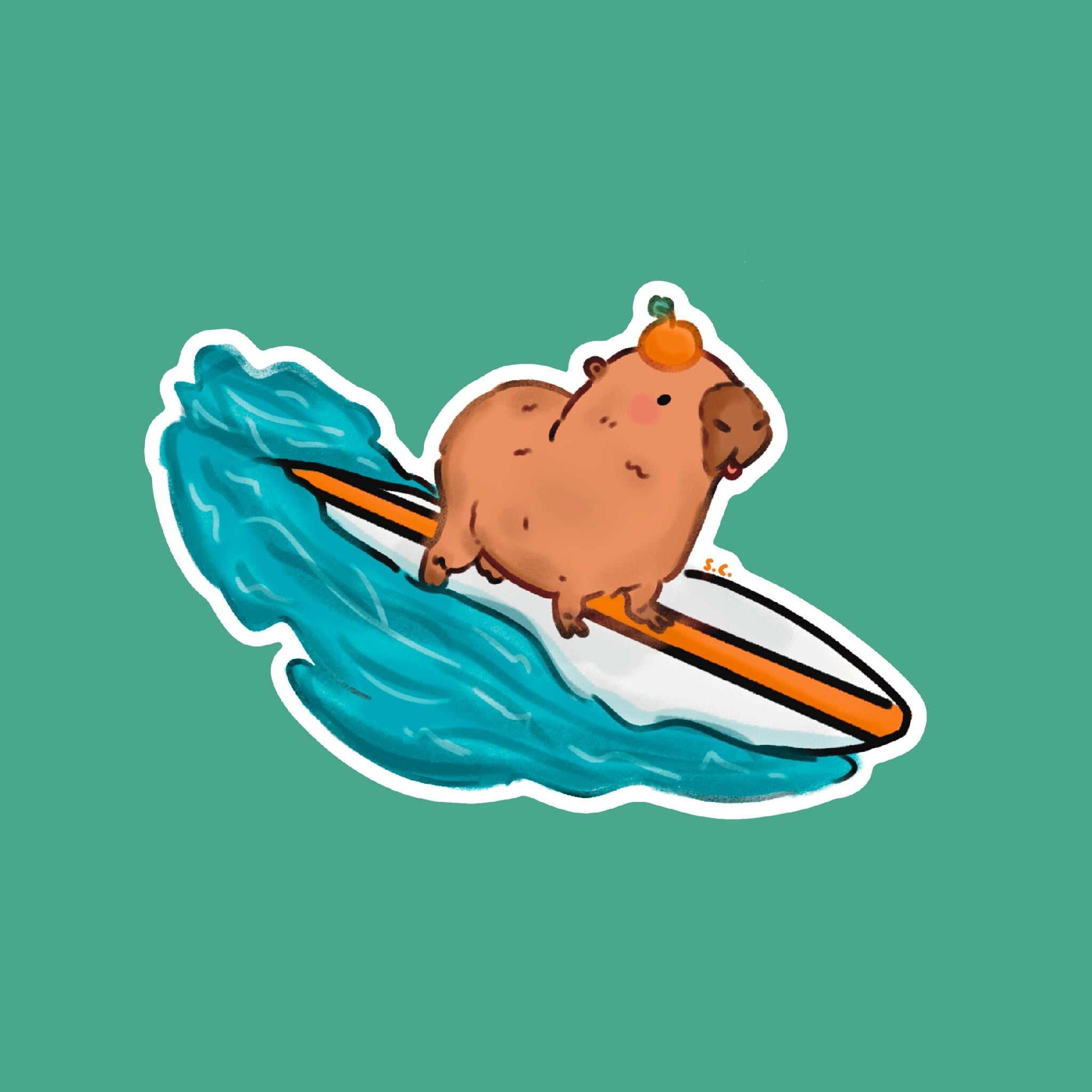 Capybara Sticker