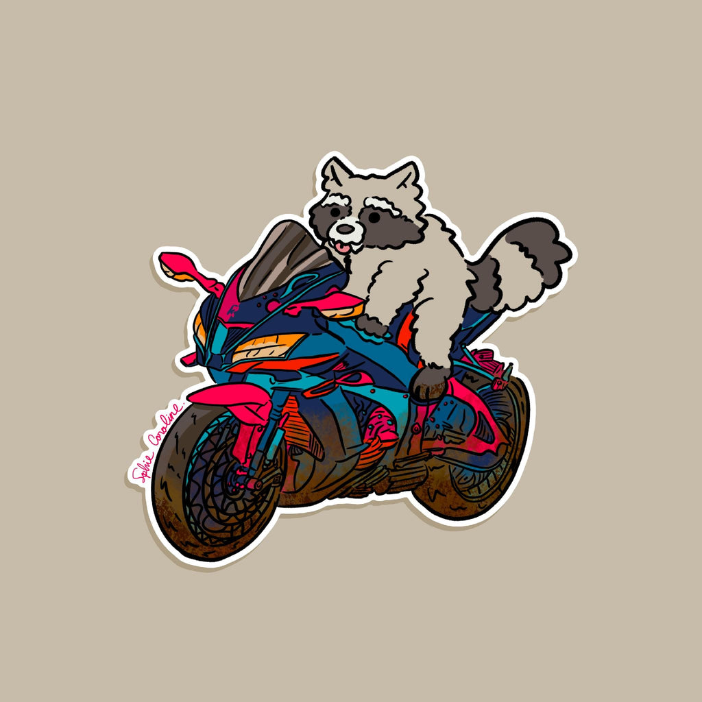 Rocky Motorcycle Sticker
