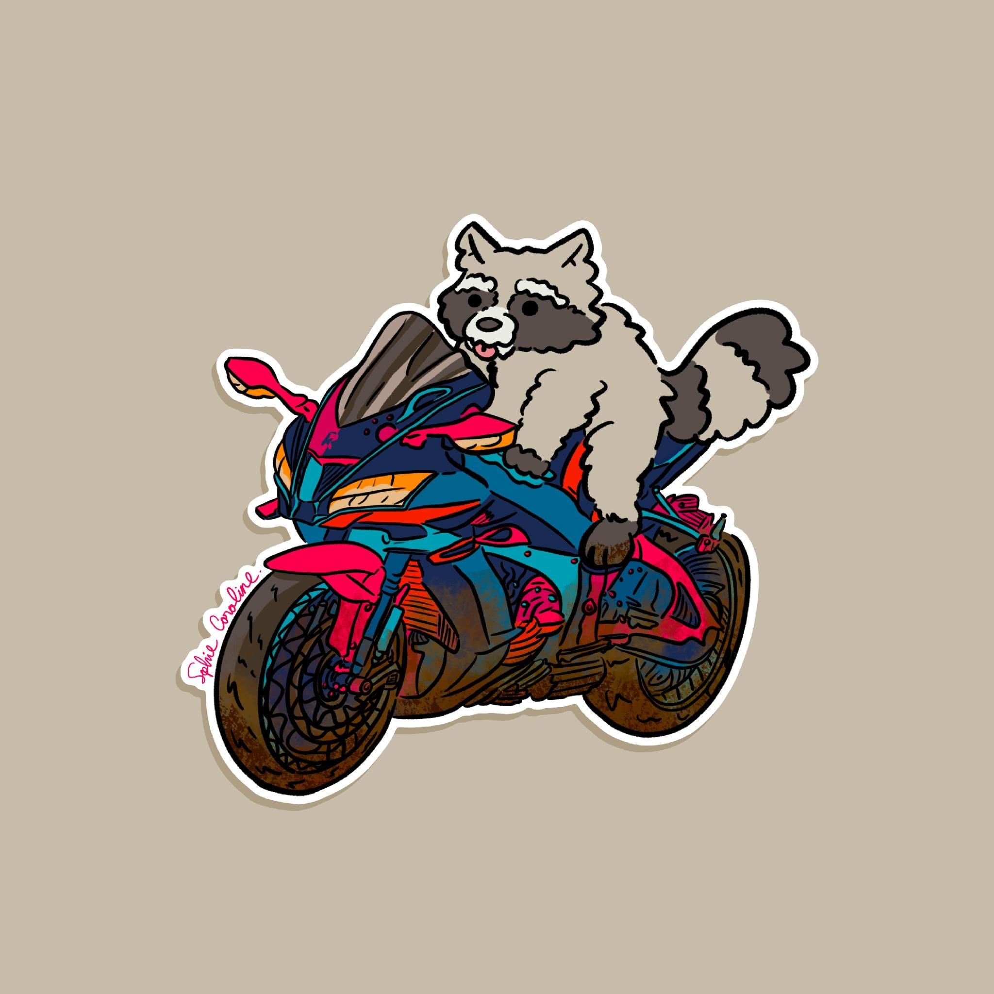 Rocky Motorcycle Sticker