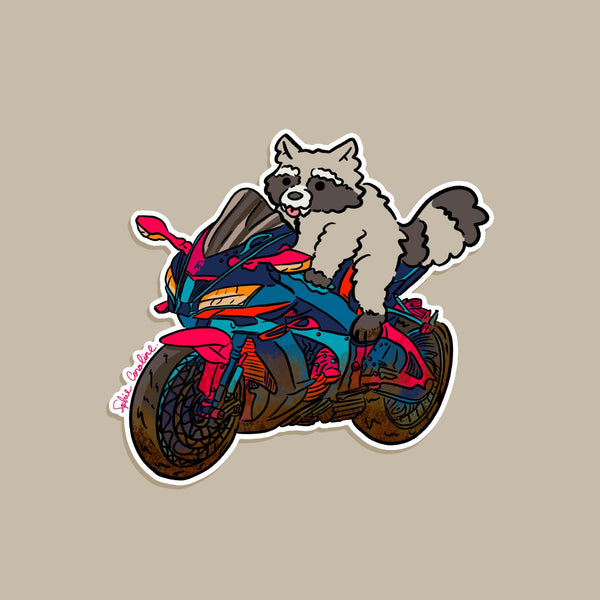 Rocky Motorcycle Sticker