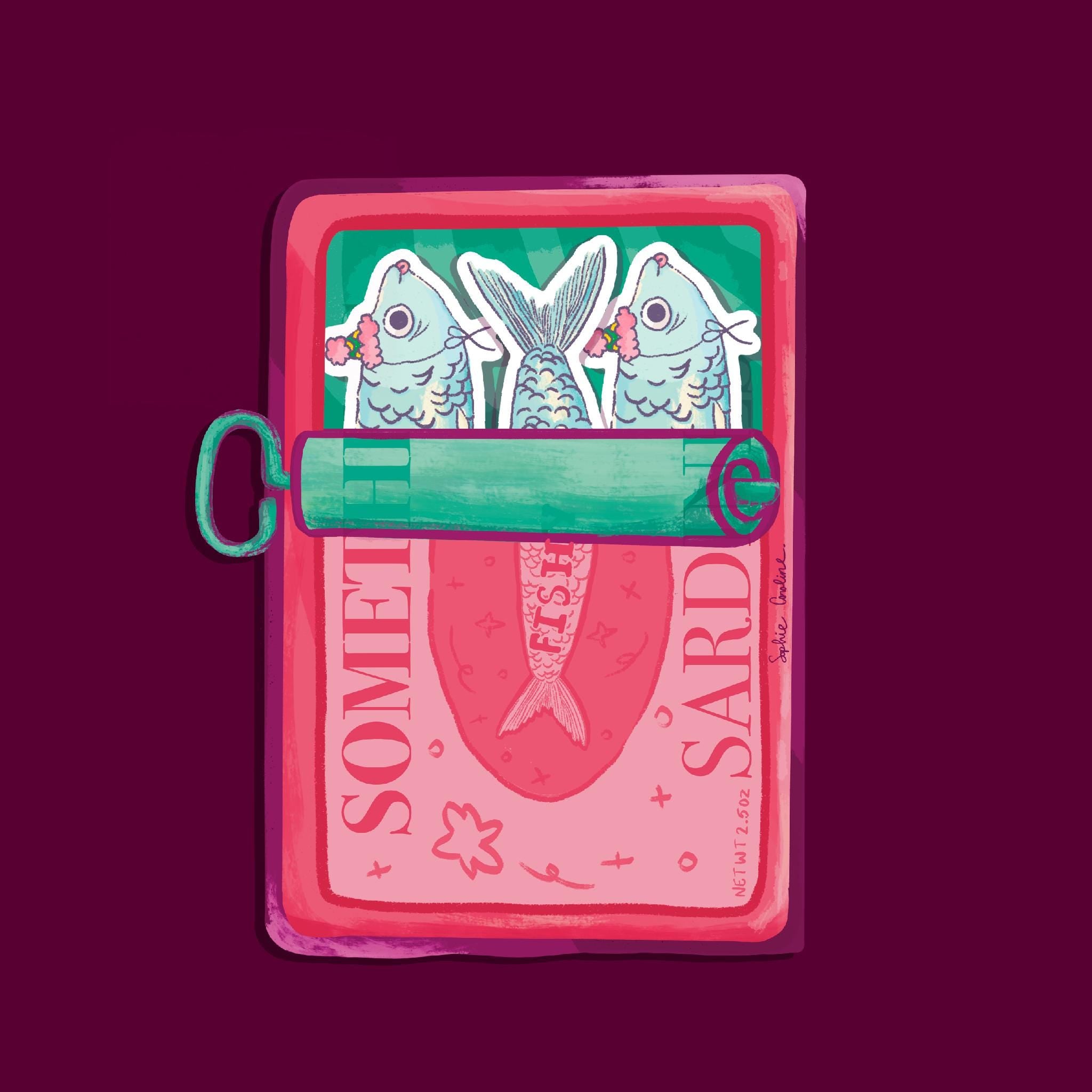 Sardine Fridge Magnets