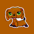 LPS Dachshund Sticker